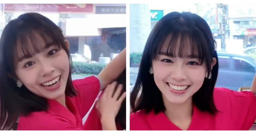 寶雅短片中出現一名短髮甜笑女店員，因外型亮眼迅速爆紅，引發網友熱議。 （圖／翻攝自IG@poyabeauty）