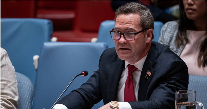 去年曾任美國國安顧問的駐聯合國大使瓦爾茲（Mike Waltz）。（圖／達志／美聯社）