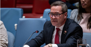 去年曾任美國國安顧問的駐聯合國大使瓦爾茲（Mike Waltz）。（圖／達志／美聯社）