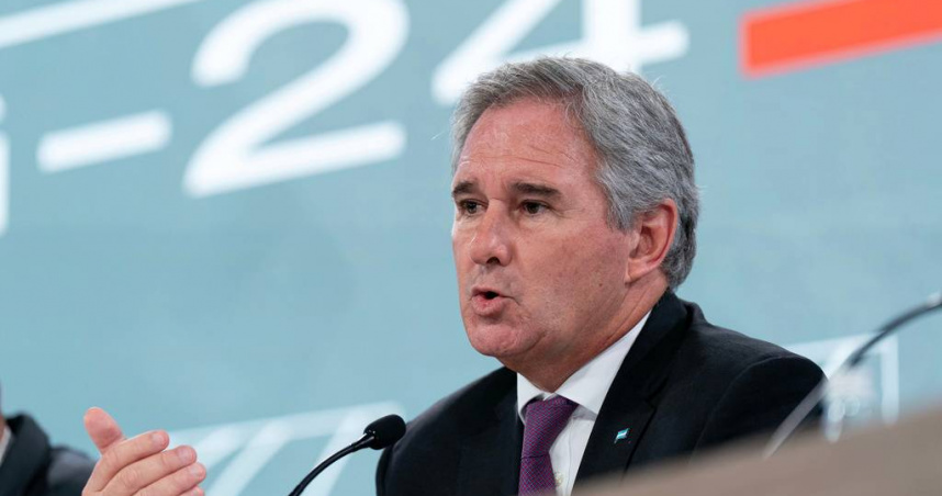 阿根廷外長基爾諾（Pablo Quirno）證實，阿根廷正式退出世界衛生組織。（圖／達志／美聯社）