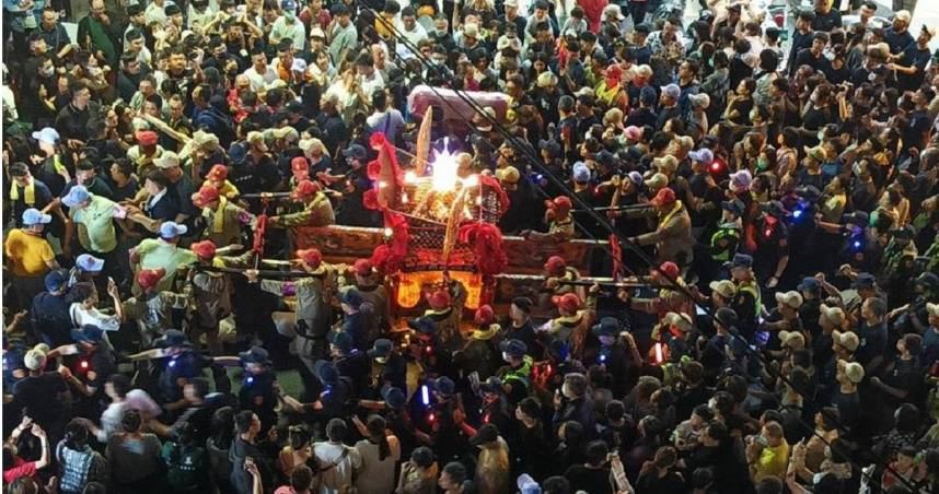 大甲鎮瀾宮媽祖展開為期9天8夜的遶境。（圖／報系資料照）