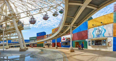 台中港三井OUTLET貨櫃市集自5月份起，全新改裝升級登場。（圖／三井提供）