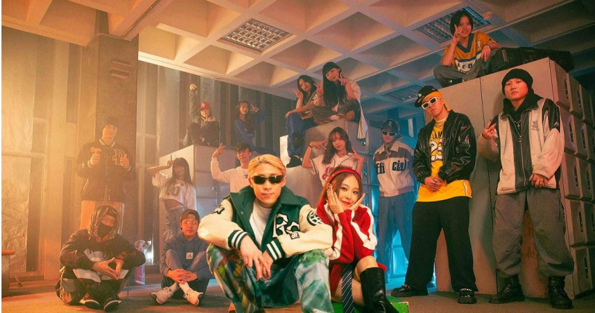 艾文與女團ELL&s的艾許Ashlee合作單曲。（圖／混血兒娛樂提供）