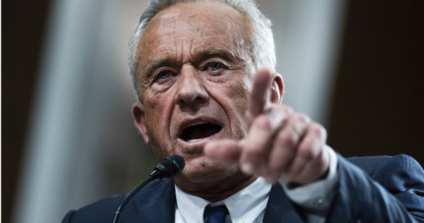 美國衛生及公共服務部（HHS）部長小羅伯特·F·甘迺迪。（圖／達志／美聯社）