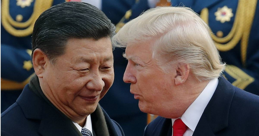 川普預期周末與習近平通話。（圖／達志／美聯社）