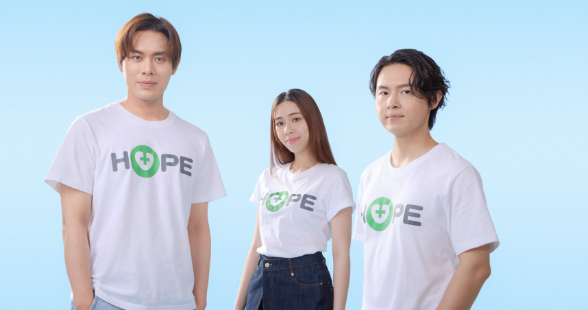 告五人首度擔任公益「希望大使」，將音樂化為希望之力。（圖／相信音樂提供）