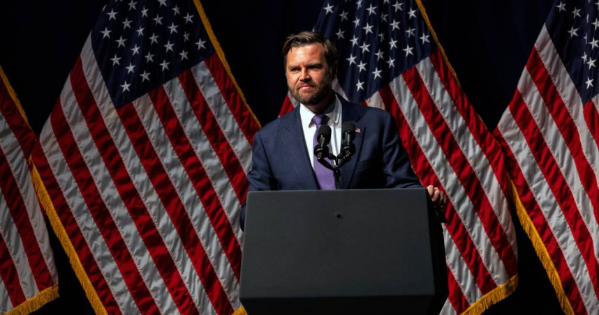 美國副總統范斯（JD Vance）稱伊朗濃縮鈾庫存可能仍完好無損。（圖／美聯社／達志）