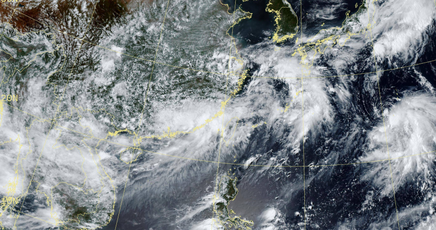 未來7至8天內，菲律賓東方海域可能會形成規模可觀的低壓系統。（圖／氣象署）