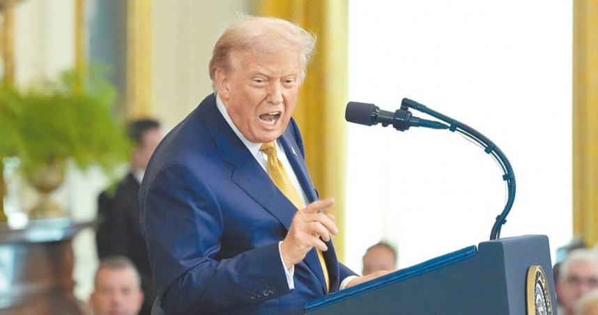 美國總統川普。（圖／美聯社）