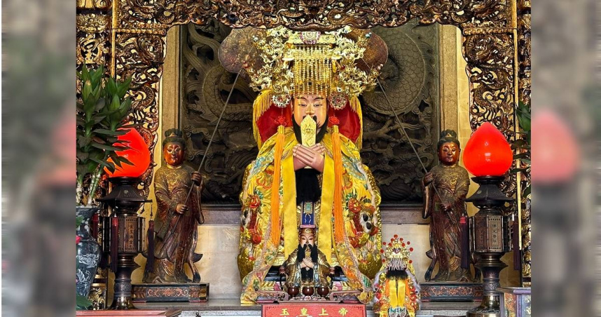 台中樂成宮玉皇大帝。（圖／楊登嵙提供）