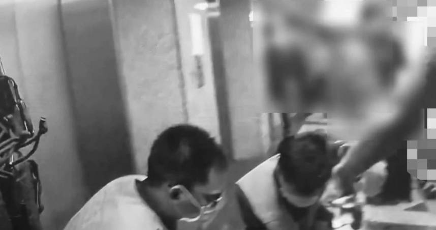 忠孝東路四段某酒店發生凶殺案，林男與陳男談債破局，林男竟拿出折疊刀揮砍，陳男最終送醫不治，而北院於25日裁定林男羈押禁見。（圖／翻攝畫面）