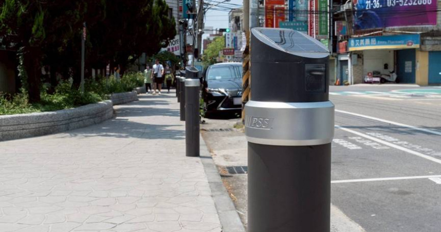 新竹縣竹北市公所近期陸續進行公所下轄路邊停車格智慧化工程。（圖／翻攝自竹北市公所媒體群組）