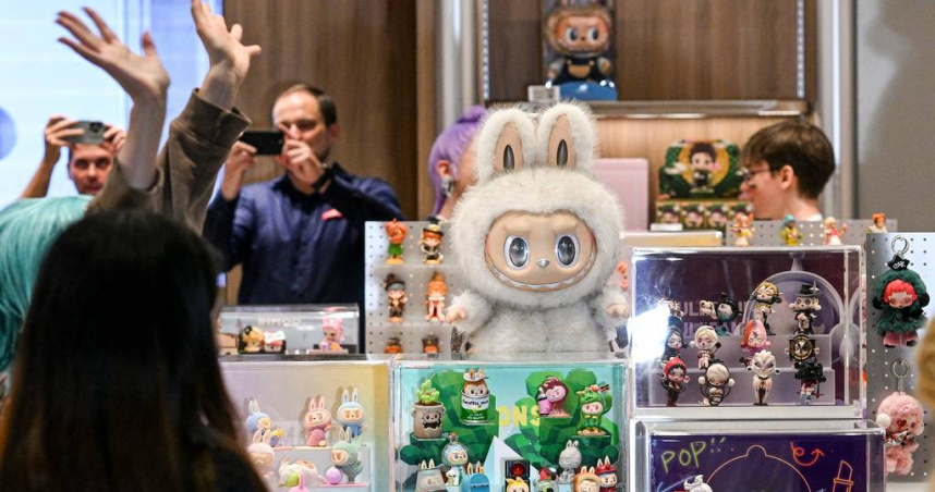 德國首家LABUBU專賣店。（示意圖／達志／美聯社）