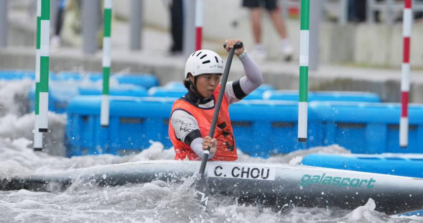 台中輕艇代表隊遠征宜蘭安農溪參加今年的全運會，單日勇奪4金展現出平時辛勤訓練的成果。（圖／台中市運動局提供）