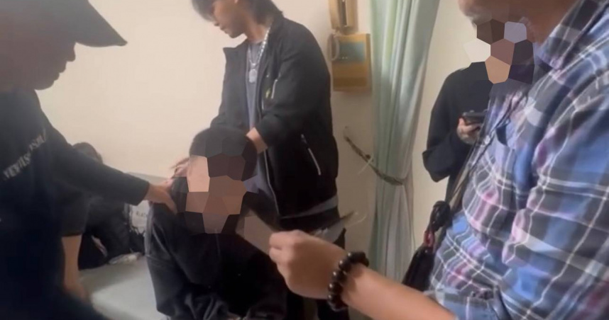 李姓男子佯裝泰達幣賣家，趁交易時搶走賴女40萬元，遭警方逮捕後移送法辦。（圖／翻攝畫面）