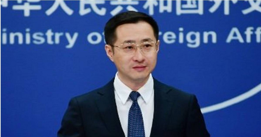 中國外交部發言人林劍。（圖／翻攝自X平台／@SpoxCHN_LinJian）