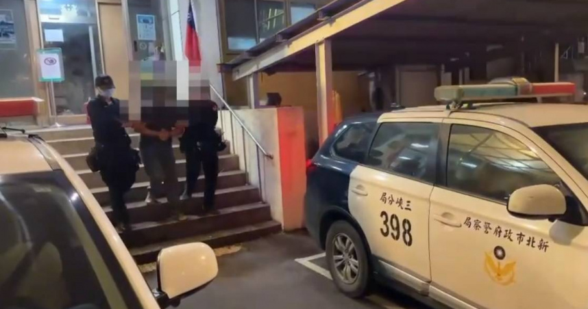 史姓通緝犯16日下午駕車衝撞導致2人受傷後肇逃，最終在鶯歌被警方逮捕。（圖／翻攝畫面）