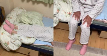 阿嬤腳冷借襪穿!孫一看崩潰是「DIY玩具」 網笑:一輩子陰影