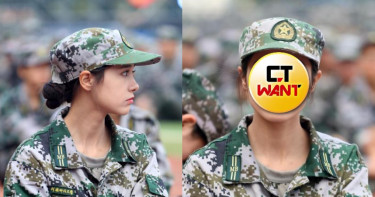 軍服藏不住「電眼白膚」女大生仙氣四散 網友直呼:傳說中的側臉殺!