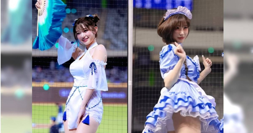 中職富邦啦啦隊韓籍成員李珠珢有AI女神封號，連她在場邊吃冰塊的影片都有超過3萬人次觀看。（圖／翻攝自李珠珢Instagram）