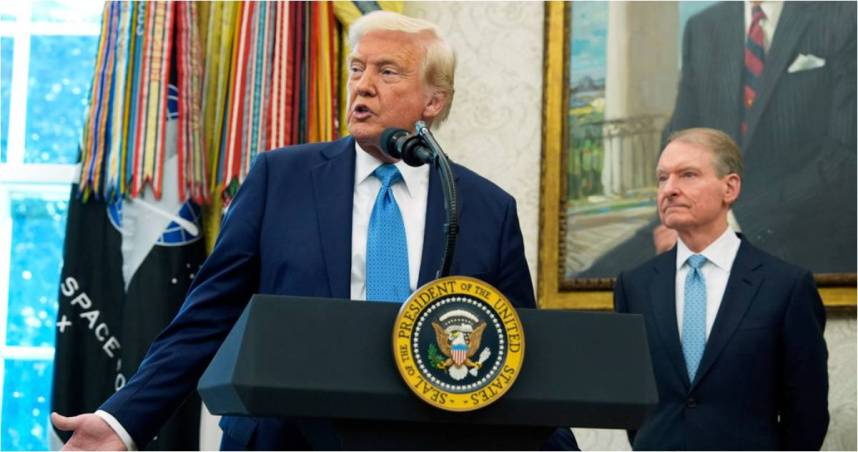 川普。（圖／美聯社／達志）