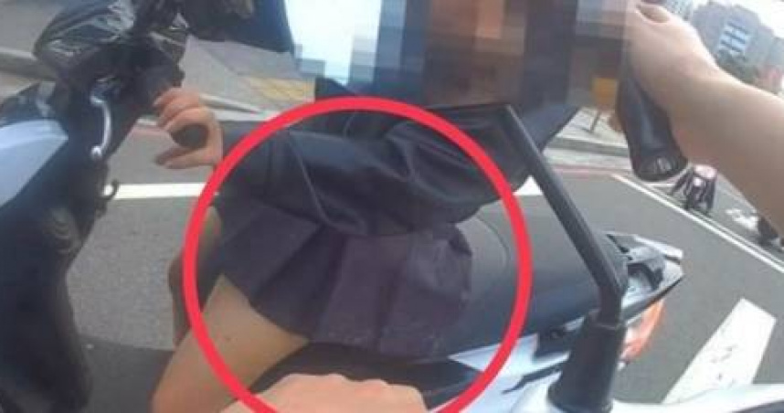 台中女裙上嘔吐物遭逮酒駕送辦。（圖／翻攝畫面）