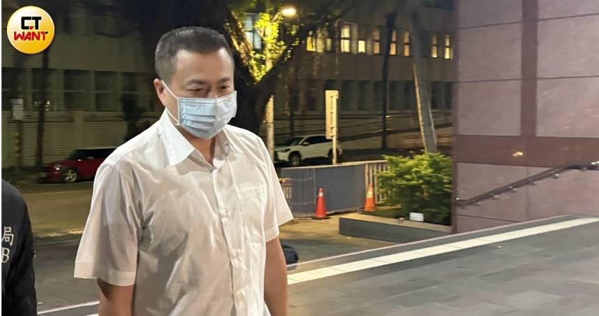 文山第一分局偵查隊長陳俊銘涉貪，裁定12萬元交保。（圖／翁靖祐攝）