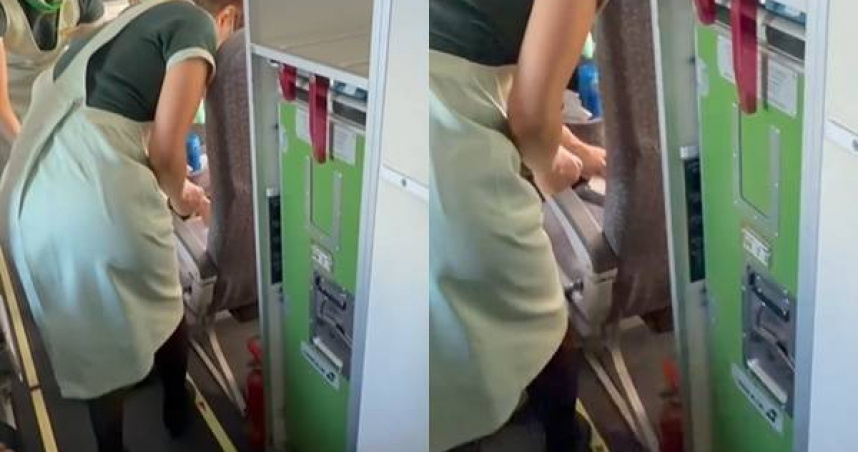 查克律師指出自己上周搭乘立榮航空飛往台東班機，遇到一名問題乘客，讓他全程只敢站在廁所外。(圖／翻攝自查克律師Threads)