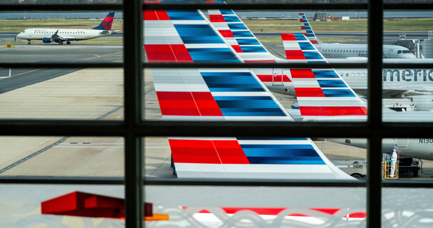 美國政府停擺，再被取消1500航班。（圖／路透社）