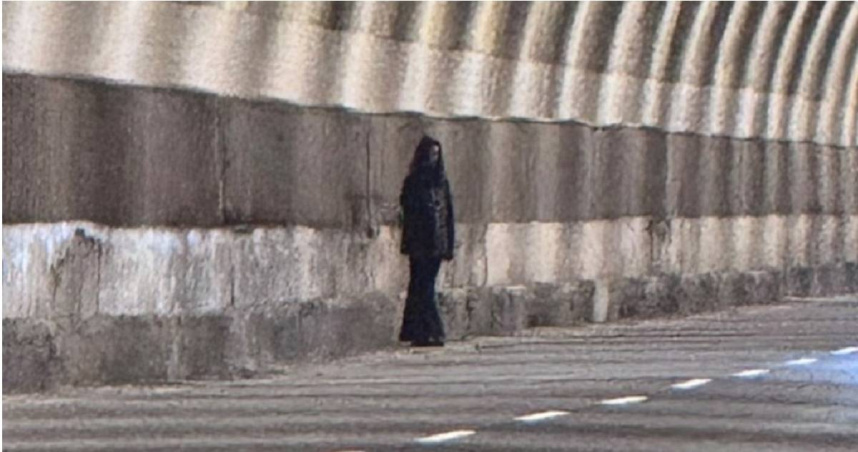 基隆中山隧道上月驚傳「鬼影」出沒事件。（圖／翻攝自Facebook／靈異公社）