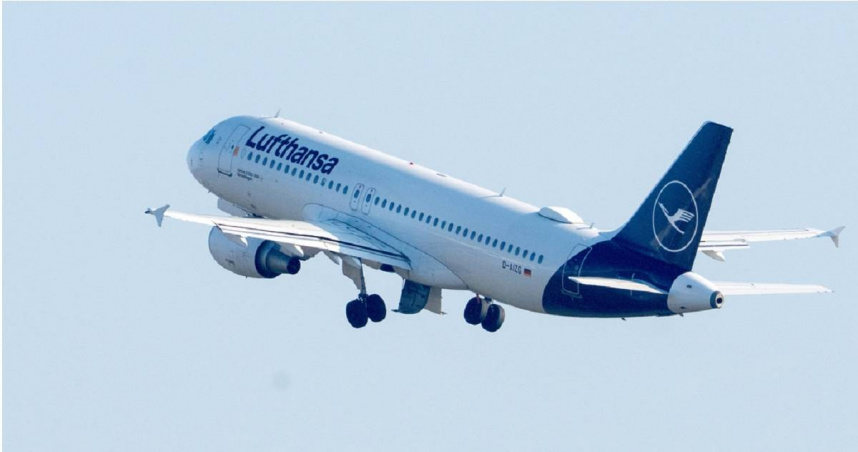 圖為1架漢莎航空空中巴士A320-200客機。（圖／達志／美聯社）