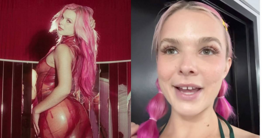 脫衣舞孃達姿表示，有美軍前來消費時透露「下周就要部署」。（圖／翻攝IG／＠cgetsnakey）