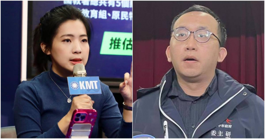 徐巧芯丈夫劉彥澧，獲准請辭台中市政府研考會主委一職。（圖／翻攝自徐巧芯臉書、中國時報林欣儀攝）