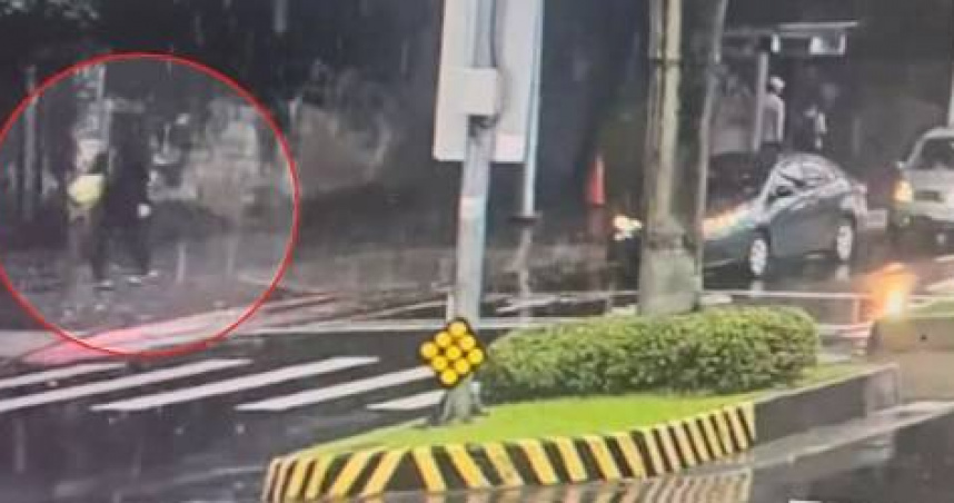 台大醫院387萬現金秒失蹤。（圖／翻攝畫面）