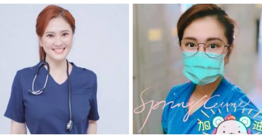 薛楷莉在美國任職夜班護理師，同時肩負單親媽媽角色，坦言生活壓力龐大。（圖／翻攝自薛楷莉臉書）