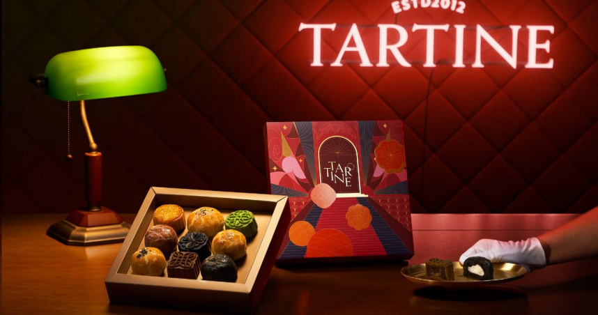 唐緹Tartine搶先推出2025中秋登月禮盒，以「登月級獻禮」之姿華麗登場。（圖／唐緹Tartine提供）