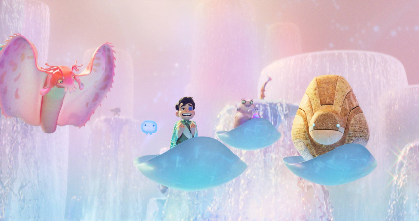 《地球特派員》描述艾立歐被外星人帶走，意外在外太空開啟了自我認同的冒險旅程。（圖／迪士尼提供）