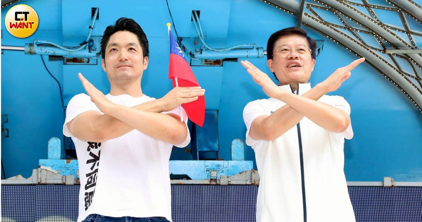 蔣萬安強調羅明才為新店爭取2000億建設預算，呼籲鄉親用選票捍衛民主選擇。（圖／方萬民攝）