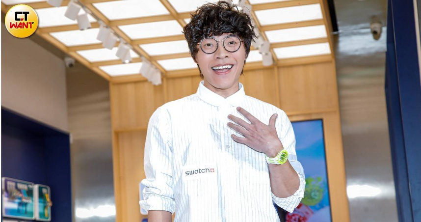 盧廣仲為手錶品牌站台。（圖／趙文彬攝）