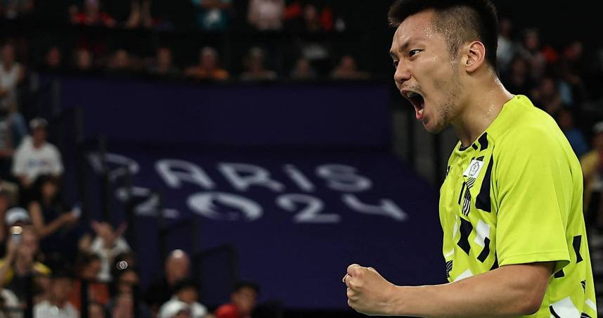 曾先後在東京奧運與巴黎奧運羽球男子雙打項目中奪下金牌的羽球名將李洋。（圖／達志／路透社）