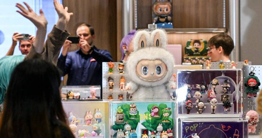 德國首家LABUBU專賣店。（示意圖／達志／美聯社）