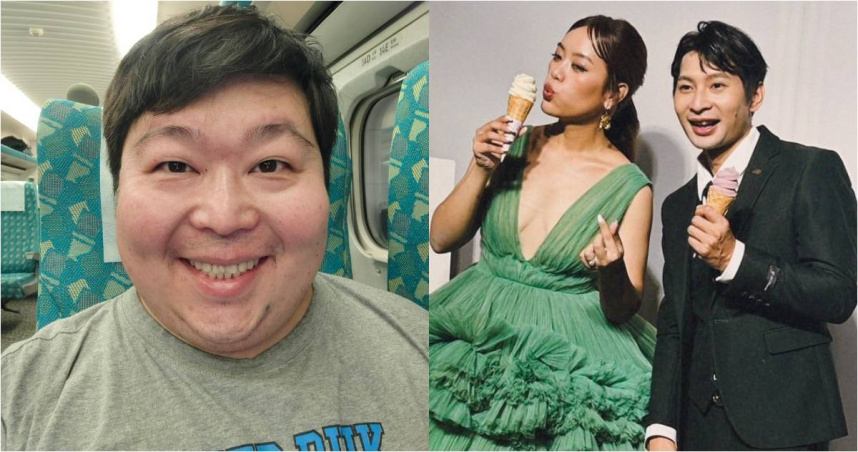 山豬去年過世,好友逸祥結婚時特別為他留一個位子。(圖/翻攝臉書/山豬、逸祥)