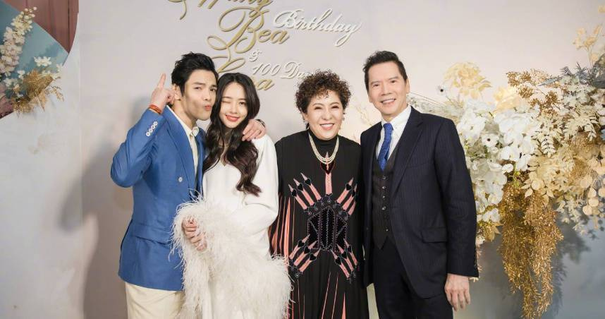 向太公開表示家產將跳過第二代直傳第三代，是否影響郭碧婷引起討論。（圖／翻攝自陳嵐微博）