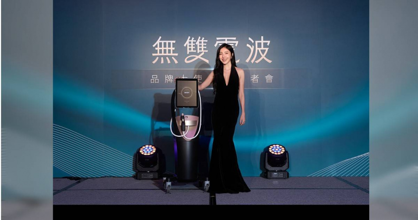 楊謹華擔任無雙電波無雙電波品牌大使。（圖／無雙電波）