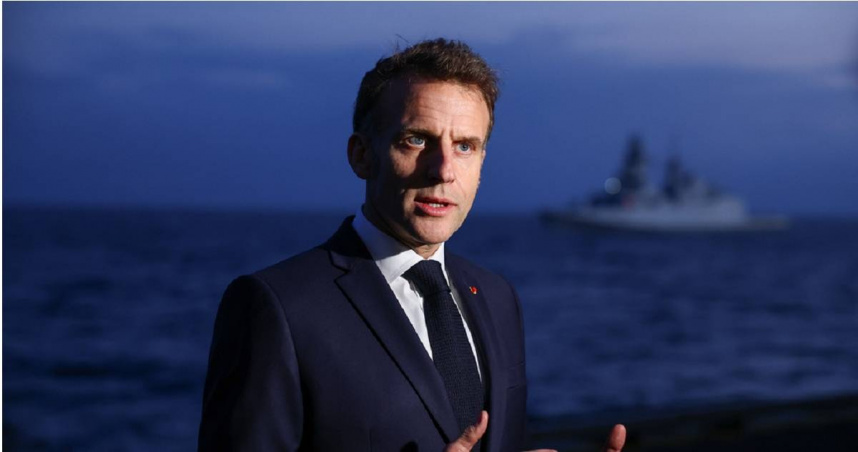 法國總統馬克宏（Emmanuel Macron）。（圖／達志／美聯社）