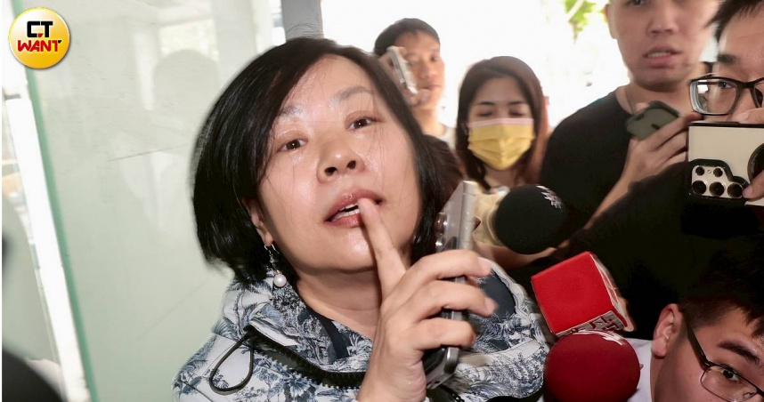 今日民眾黨中央評議委員會明快、果決、一致決議黨員李貞秀予以除名處分，即日起生效。（圖／黃耀徵攝）