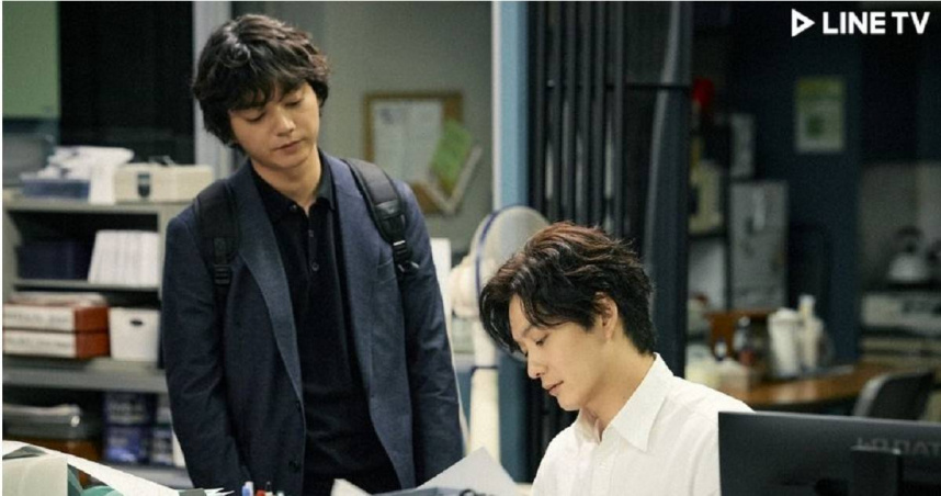 岡田將生（右）與染谷將太（左）睽違10年再度合作。（圖／LINE TV提供）