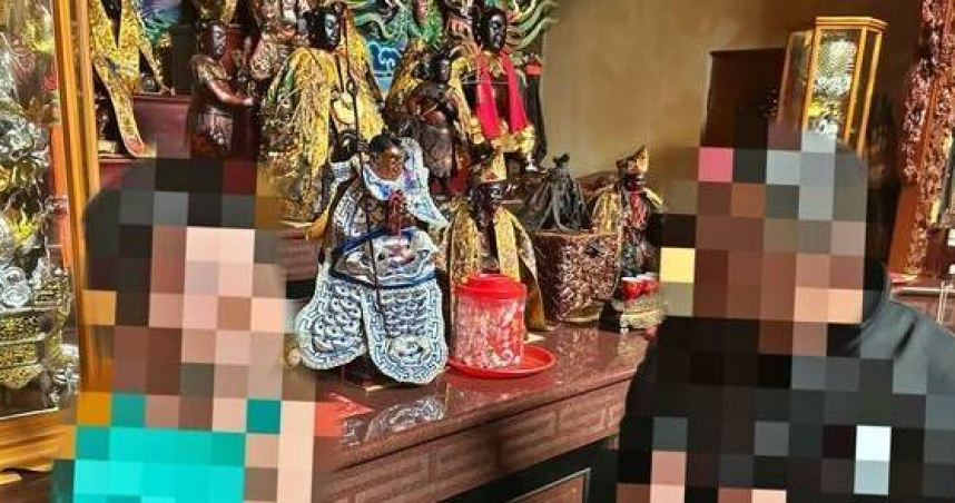 颱風天竟敢偷神明金牌！　瑞芳2賊趁停電下手遭宮主逮個正著