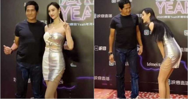 豪乳女星求合照「彎腰道謝」快彈出 齊秦「1動作」被讚爆:好紳士!