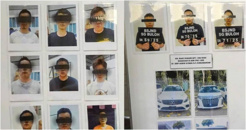 馬來西亞警方近日破獲最大規模毒品案，其中有10名是台灣人。（圖／Polis Selangor臉書）